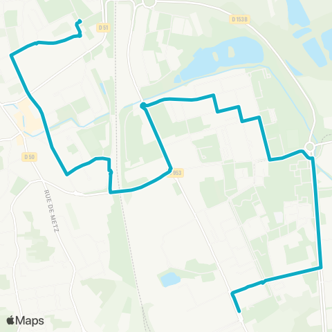 LE MET' Woippy - Intendants Joba map