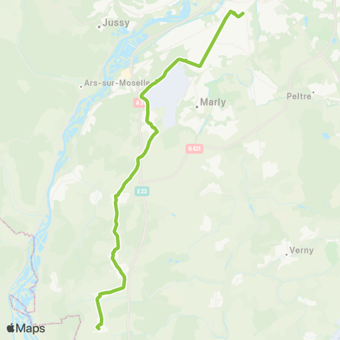 LE MET' Pôle d'Echanges Multimodal (PEM) - Mardigny map
