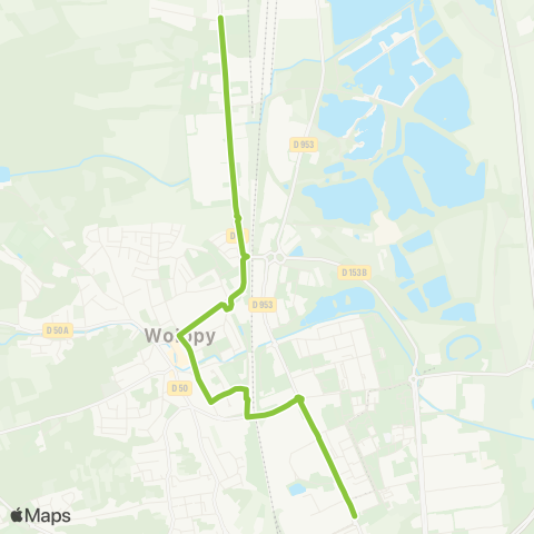 LE MET' Intendants Joba - Woippy Bellevue map