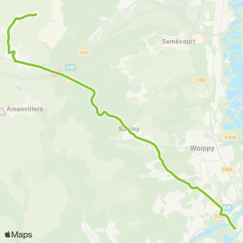 LE MET' Square du Luxembourg - Roncourt map