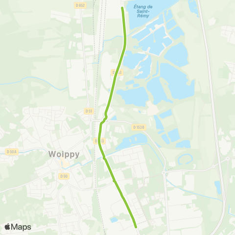 LE MET' Intendants Joba - Woippy St-Rémy map