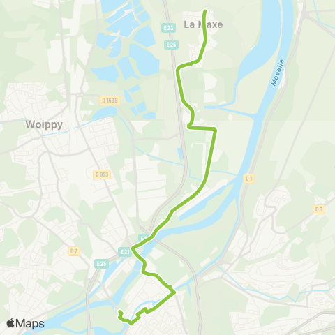 LE MET' Square du Luxembourg - la Maxe map