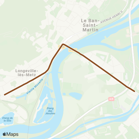 LE MET' Navette Longeville (TAD) map