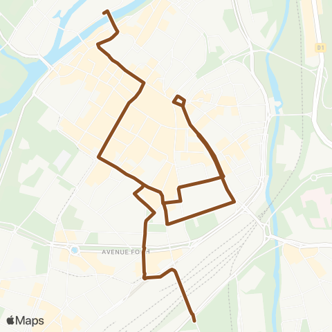 LE MET' Centre Pompidou Metz - Préfecture map