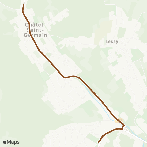 LE MET' Maison Neuve - Chatel St Germain map