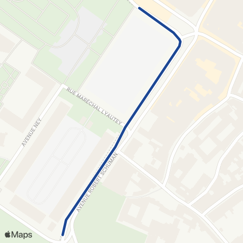 LE MET' Flexo 1 - Devant les Ponts / Woippy map