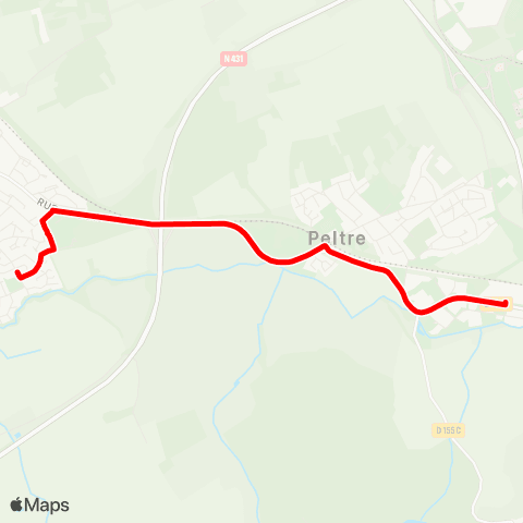 LE MET' Navette Terres de Jim map