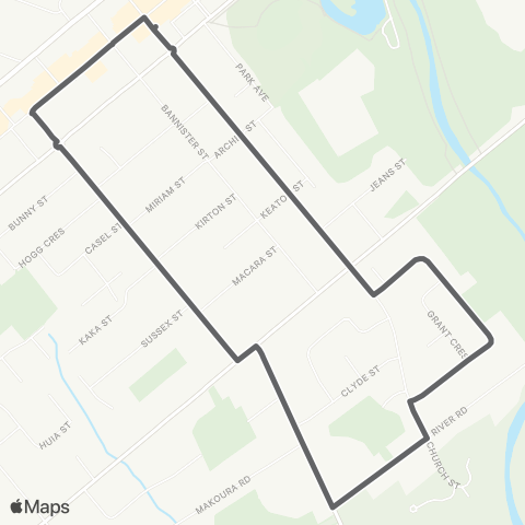 Metlink Masterton - Masterton East - Masterton map
