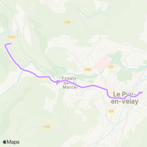 Mobilité-en-Velay Espaly par Michelet map