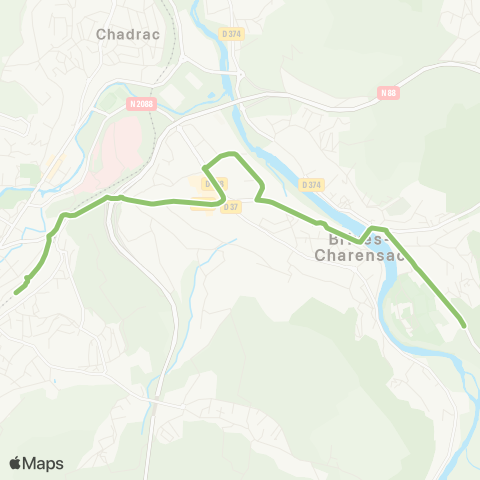 Mobilité-en-Velay Brives Charensac Boudon Lashermes map