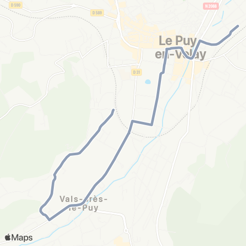 Mobilité-en-Velay La Sermone par Michelet map