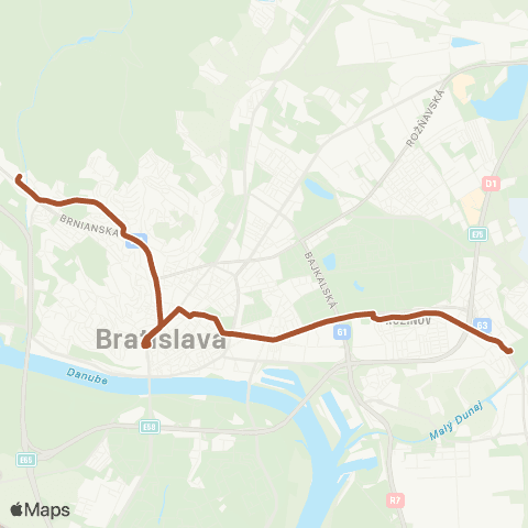 Mestská hromadná doprava nové chrono map