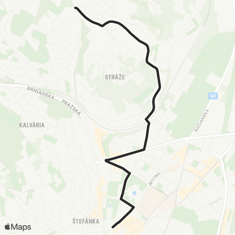 Mestská hromadná doprava  map