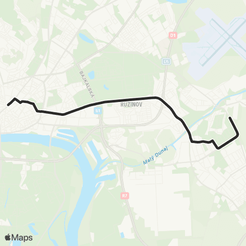 Mestská hromadná doprava  map