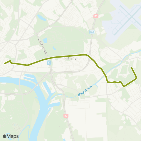 Mestská hromadná doprava  map