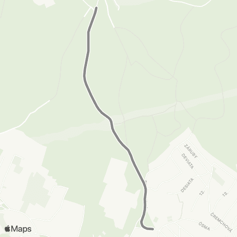 Mestská hromadná doprava  map