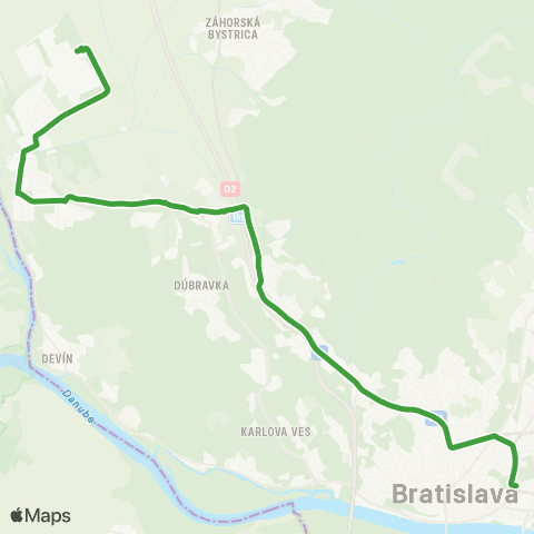 Mestská hromadná doprava  map