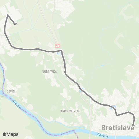 Mestská hromadná doprava  map