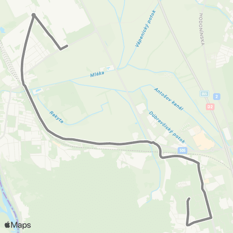 Mestská hromadná doprava  map