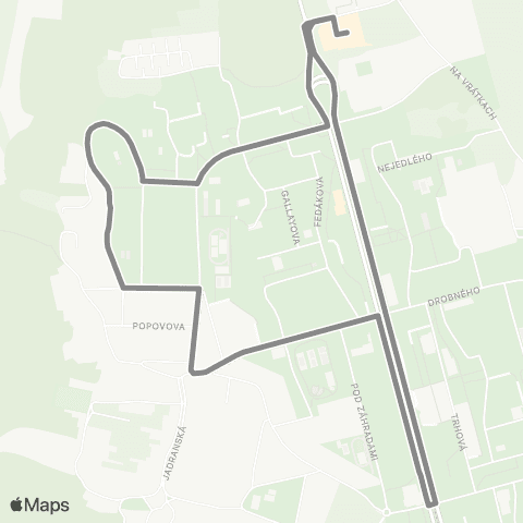 Mestská hromadná doprava  map
