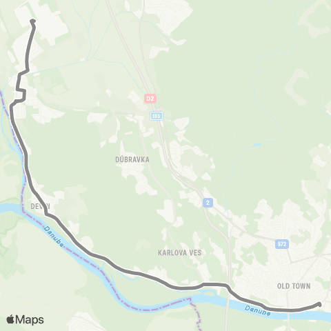 Mestská hromadná doprava  map