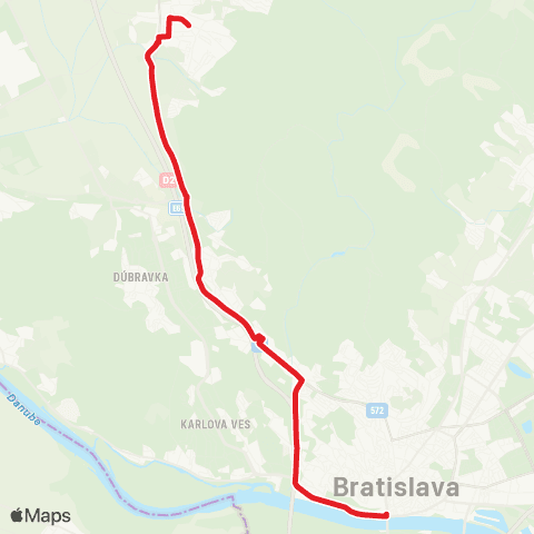Mestská hromadná doprava  map
