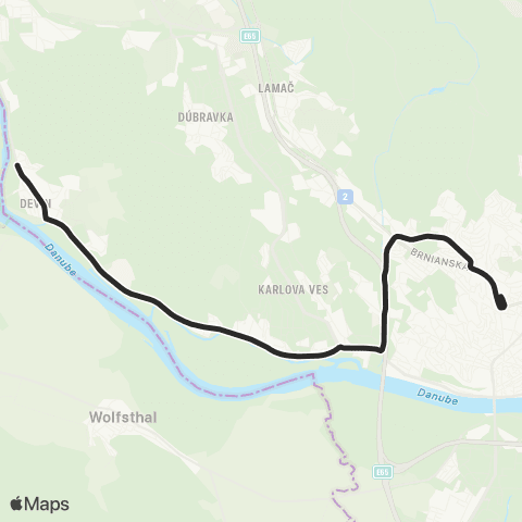 Mestská hromadná doprava zmena trasy na 51, víkendové sprejazdovanie s 154 map