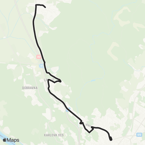 Mestská hromadná doprava  map