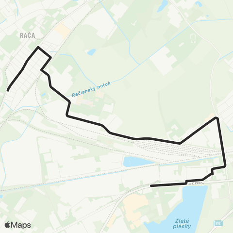 Mestská hromadná doprava  map