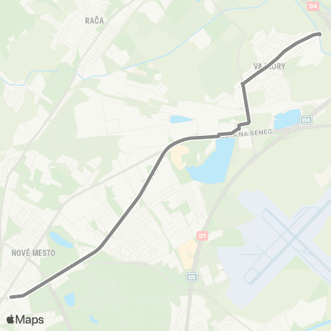 Mestská hromadná doprava  map