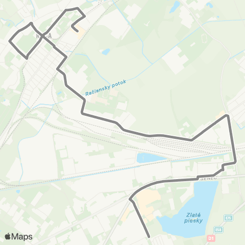 Mestská hromadná doprava  map