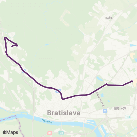 Mestská hromadná doprava  map