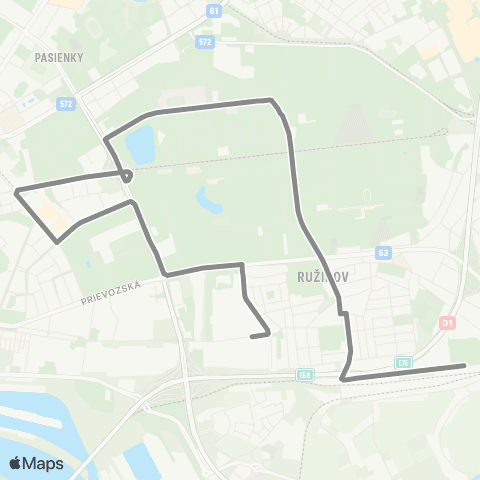 Mestská hromadná doprava platné aj 28.3.-30.6.2026 map