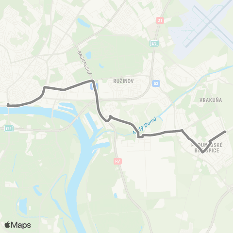 Mestská hromadná doprava nové chrono map