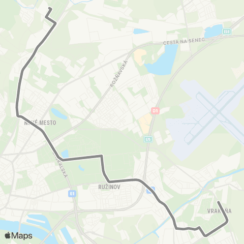 Mestská hromadná doprava  map
