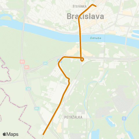 Mestská hromadná doprava sviatočné posilnenie k cintorínu Petržalka map