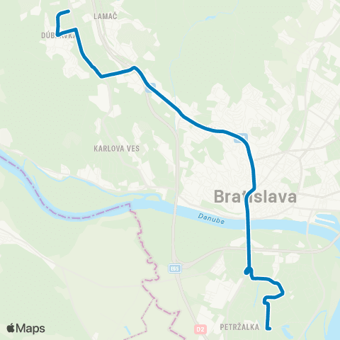 Mestská hromadná doprava nové chrono map