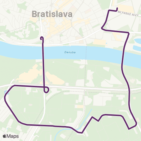 Mestská hromadná doprava  map