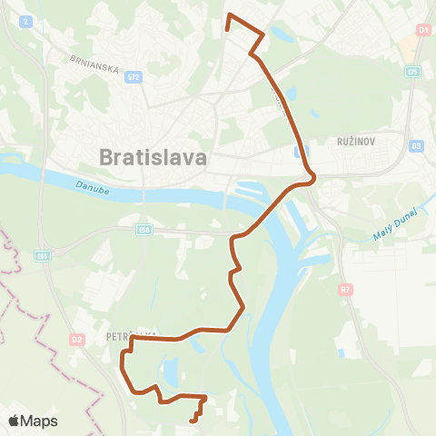 Mestská hromadná doprava nové chrono map
