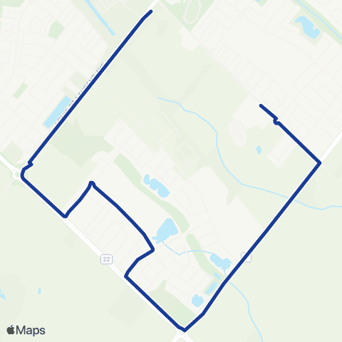 Milton Transit School Extra map