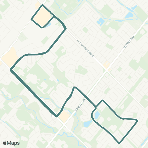 Milton Transit Yates map