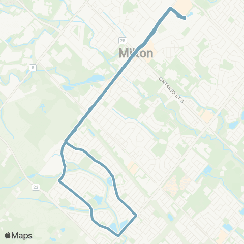 Milton Transit Scott map