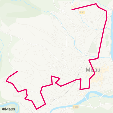 Mio ZAC Cap du Crès - Naulas map