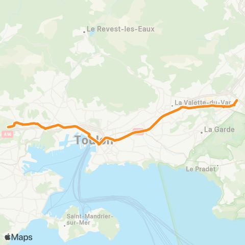 Mistral Pôle d'Activité Toulon E. - Technopôle Mer map