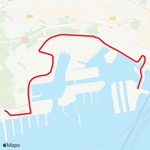 Mistral Vauban - Milhaud 6 map