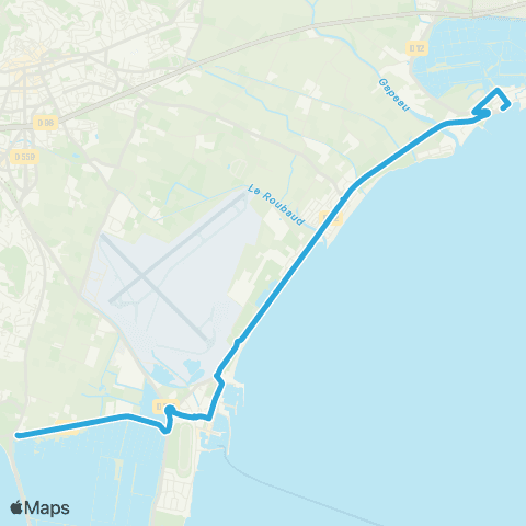 Mistral Salins - Almanarre map