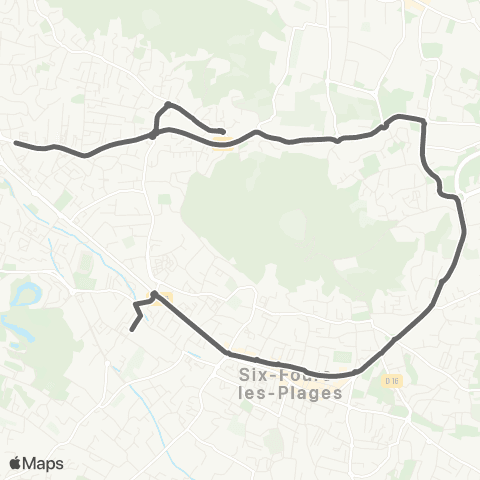 Mistral Scolaires Collèges Ft Fillol et Reynier depuis Sauviou - Pru map