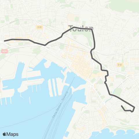 Mistral Scolaires Bon Accueil depuis Bon Rencontre map