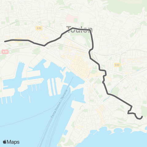 Mistral Scolaires Cours Fénelon depuis Bon Rencontre map
