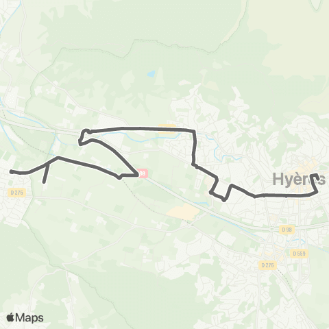 Mistral Scolaires Ferry-Aicard-Maintenon depuis Chemin de l'Ourse map